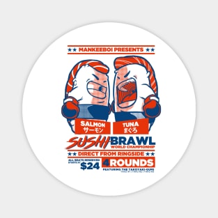 SUSHI BRAWL (BACK PRINT) Magnet